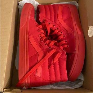 Red High Top Vans